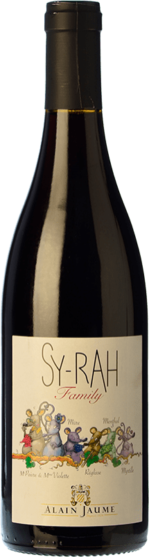 9,95 € 送料無料 | 赤ワイン Alain Jaume SY-RAH Family フランス Syrah ボトル 75 cl