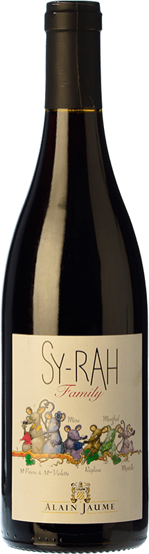9,95 € Free Shipping | Red wine Alain Jaume SY-RAH Family France Syrah Bottle 75 cl