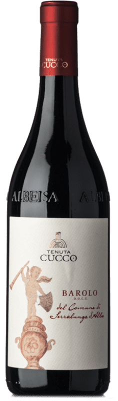 43,95 € Envío gratis | Vino tinto Tenuta Cucco Serralunga D.O.C.G. Barolo Piemonte Italia Nebbiolo Botella 75 cl