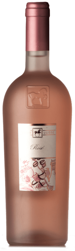 17,95 € Envío gratis | Vino rosado Tenuta Ulisse Rosé Joven Italia Merlot Botella 75 cl