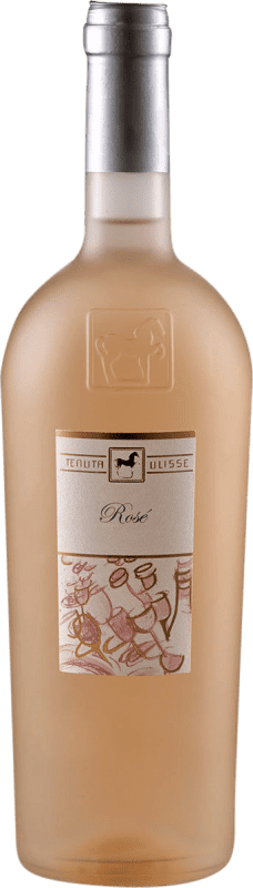 16,95 € Envio grátis | Vinho rosé Tenuta Ulisse Rosé Jovem Itália Merlot Garrafa 75 cl