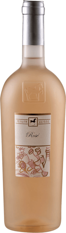 12,95 € Envío gratis | Vino rosado Tenuta Ulisse Rosé Joven Italia Merlot Botella 75 cl