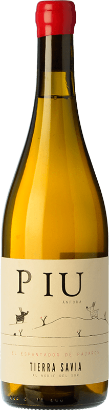16,95 € Envío gratis | Vino blanco Tierra Savia Piu Ánfora Blanco España Viognier Botella 75 cl