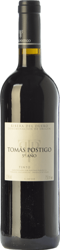 175,95 € Envoi gratuit | Vin Rouge Tomás Postigo Quinto 5º Año D.O. Ribera del Duero Castille et Leon Espagne Tempranillo, Merlot, Cabernet Sauvignon Bouteille Magnum 1,5 L