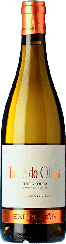 10,95 € Spedizione Gratuita | Vino bianco Pazo do Mar Torre do Olivar Expresion D.O. Ribeiro Galizia Spagna Treixadura Bottiglia 75 cl