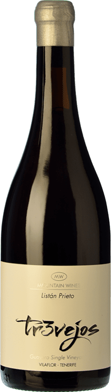 27,95 € Бесплатная доставка | Красное вино Altos de Tr3vejos Mountain Wine Finca Guayero D.O. Abona Канарские острова Испания Listán Black бутылка 75 cl