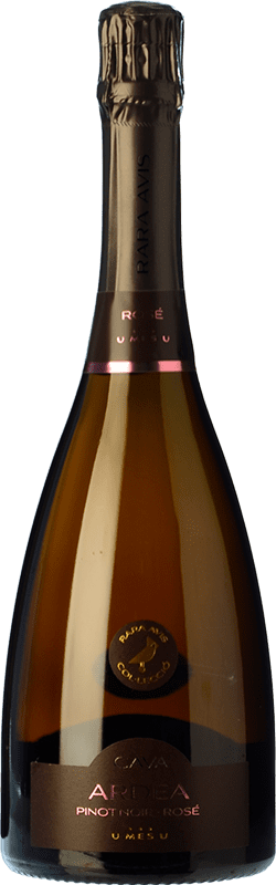 18,95 € Бесплатная доставка | Розовое игристое вино U Més U Ardea Brut — брют Rosé — Розе Резерва D.O. Cava Каталония Испания Pinot Noir — Пино Нуар Бутылка 75 cl