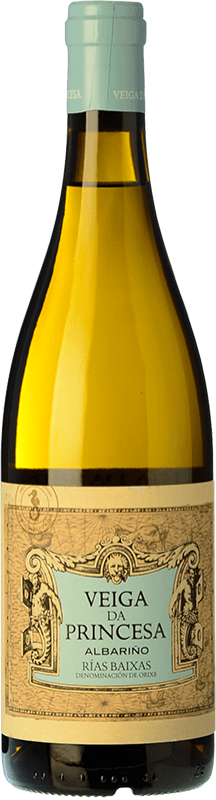 14,95 € Envoi gratuit | Vin Blanc Veiga da Princesa D.O. Rías Baixas Galice Espagne Albariño — Albarinho Bouteille 75 cl