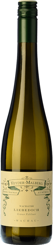 33,95 € Бесплатная доставка | Белое вино Veyder-Malberg Liebedich I.G. Wachau Вахау Австрия Grüner Veltliner бутылка 75 cl
