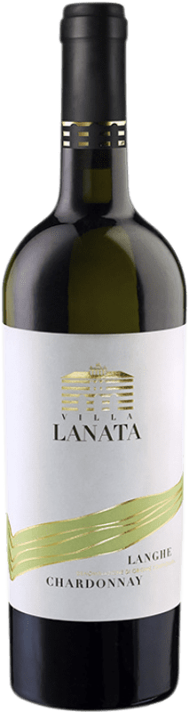 8,95 € Бесплатная доставка | Белое вино Villa Lanata D.O.C. Langhe Пьемонте Италия Chardonnay бутылка 75 cl