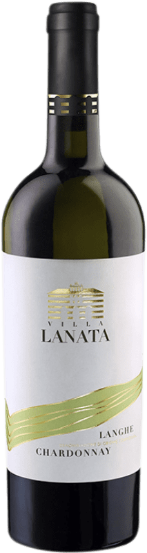 12,95 € Kostenloser Versand | Weißwein Villa Lanata D.O.C. Langhe Piemont Italien Chardonnay 75 cl