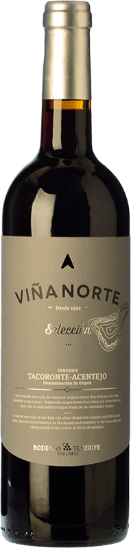14,95 € Free Shipping | Red wine Insulares Tenerife Viña Norte Selección D.O. Tacoronte-Acentejo Canary Islands Spain Listán Black, Negramoll Bottle 75 cl