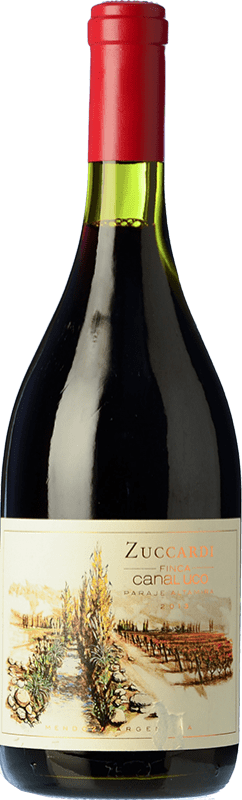 178,95 € Бесплатная доставка | Красное вино Zuccardi Finca Canal I.G. Valle de Uco Долина Уко Аргентина Malbec бутылка 75 cl