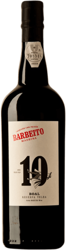 53,95 € Spedizione Gratuita | Vino Liquoroso Barbeito Velha Riserva I.G. Madeira Madera Portogallo Boal 10 Anni 75 cl