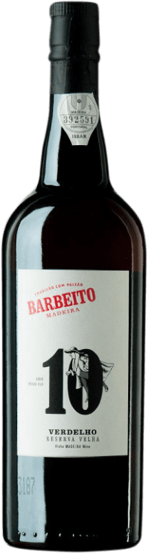 52,95 € Free Shipping | Fortified wine Barbeito Velha Reserve I.G. Madeira Madeira Portugal Verdello 10 Years Bottle 75 cl