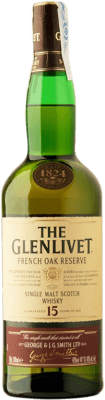 79,95 € Spedizione Gratuita | Whisky Single Malt Glenlivet Speyside Regno Unito 15 Anni Bottiglia 70 cl