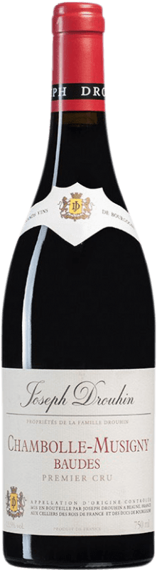 185,95 € 免费送货 | 红酒 Joseph Drouhin 1er Cru Baudes A.O.C. Chambolle-Musigny 勃艮第 法国 Pinot Black 瓶子 75 cl