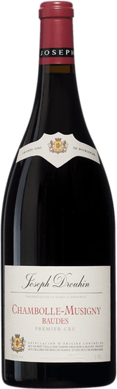 239,95 € Free Shipping | Red wine Drouhin 1er Cru Baudes A.O.C. Chambolle-Musigny Burgundy France Pinot Black Magnum Bottle 1,5 L