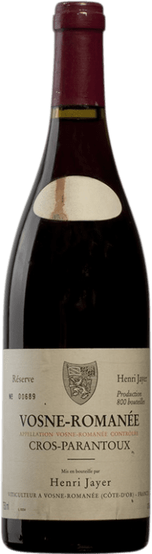 16 675,95 € Free Shipping | Red wine Henri Jayer Premier Cru Cros Parantoux 1998 A.O.C. Vosne-Romanée Burgundy France Pinot Black Bottle 75 cl