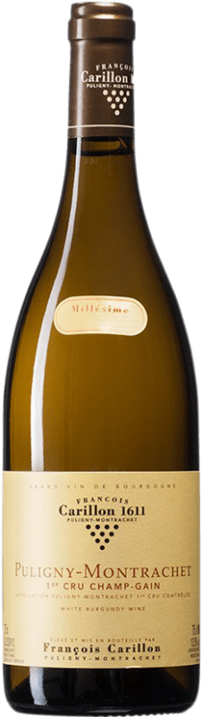 225,95 € 免费送货 | 白酒 François Carillon 1er Cru Les Champs Gains A.O.C. Puligny-Montrachet 勃艮第 法国 Chardonnay 瓶子 75 cl