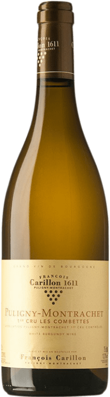 279,95 € 免费送货 | 白酒 François Carillon 1er Cru Les Combettes A.O.C. Puligny-Montrachet 勃艮第 法国 Chardonnay 瓶子 75 cl