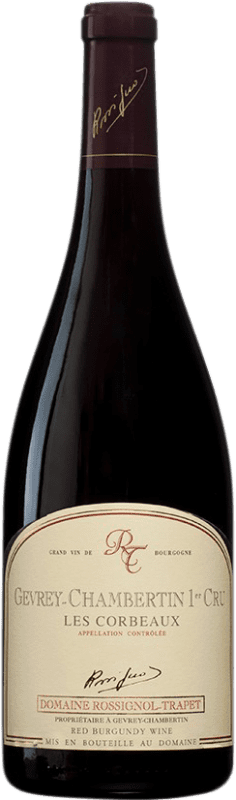 208,95 € Free Shipping | Red wine Rossignol-Trapet 1er Cru Les Corbeaux A.O.C. Gevrey-Chambertin Burgundy France Pinot Black Bottle 75 cl