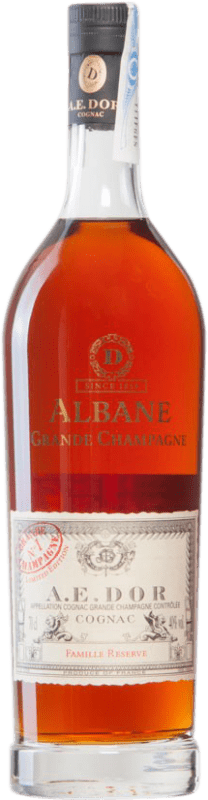 65,95 € Spedizione Gratuita | Cognac A.E. DOR Albane A.O.C. Cognac Francia Bottiglia 70 cl