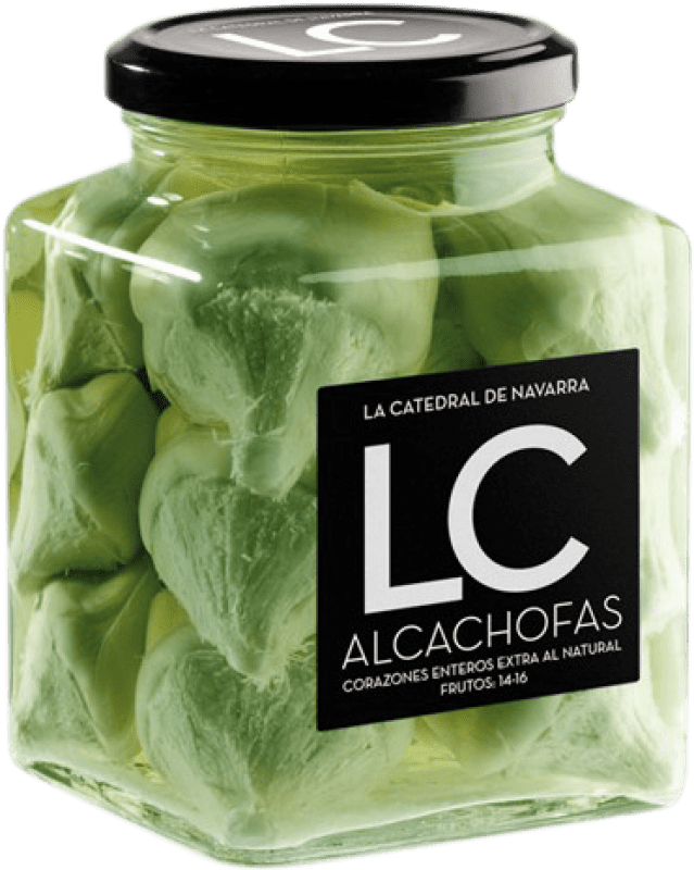 13,95 € 免费送货 | 蔬菜罐头 La Catedral Alcachofas Natural — 天然 西班牙 10-12 件