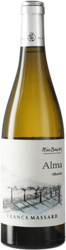 18,95 € Envio grátis | Vinho branco Les 3 Amis Alma D.O. Rías Baixas Galiza Espanha Garrafa 75 cl