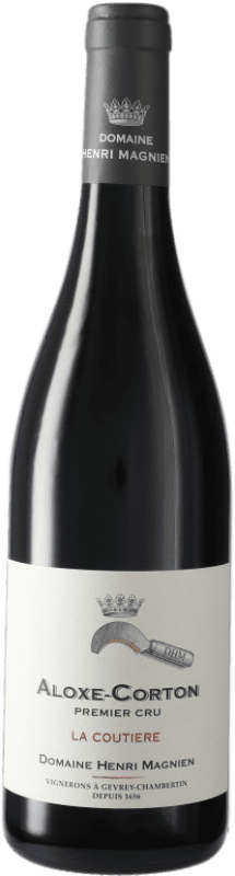 106,95 € 免费送货 | 红酒 Henri Magnien Aloxe 1er Cru La Coutière A.O.C. Corton 勃艮第 法国 瓶子 75 cl