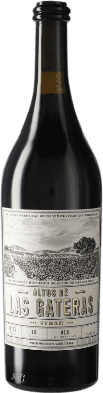 37,95 € Free Shipping | Red wine Castaño Altos de las Gateras D.O. Yecla Spain Syrah Bottle 75 cl