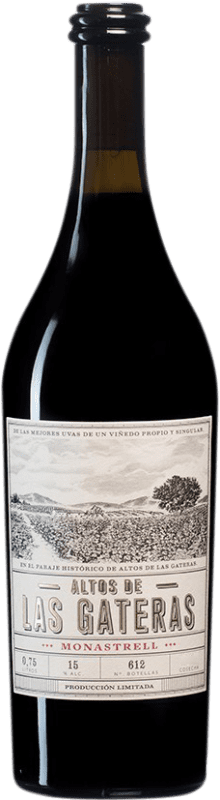 39,95 € Kostenloser Versand | Rotwein Castaño Altos de las Gateras D.O. Yecla Spanien Monastrell 75 cl
