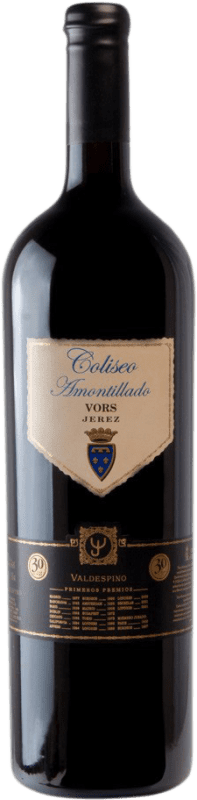 2 166,95 € Free Shipping | Fortified wine Valdespino Amontillado Coliseo V.O.R.S. Very Old Rare Sherry D.O. Jerez-Xérès-Sherry Andalusia Spain Palomino Fino Jéroboam Bottle-Double Magnum 3 L