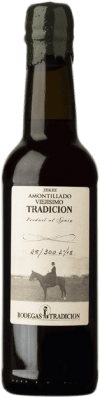 271,95 € Free Shipping | Fortified Wine Tradición Viejísimo Amontillado D.O. Jerez-Xérès-Sherry Andalusia Spain Palomino Fino Half Bottle 37 cl