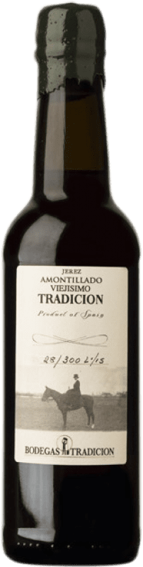 271,95 € Spedizione Gratuita | Vino fortificato Tradición Amontillado Viejísimo D.O. Jerez-Xérès-Sherry Andalusia Spagna Palomino Fino Mezza Bottiglia 37 cl