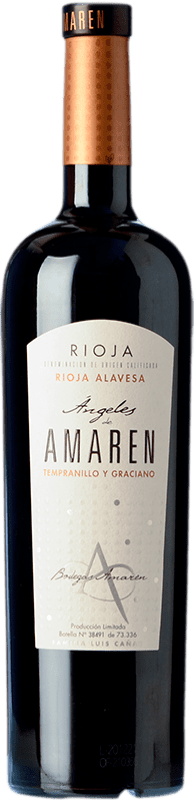 25,95 € 免费送货 | 红葡萄酒 Amaren Ángeles Crianza — 陈酿 D.O.Ca. Rioja 拉里奥哈 西班牙 Tempranillo — 丹魄, Graciano — 格拉西亚诺 75 cl