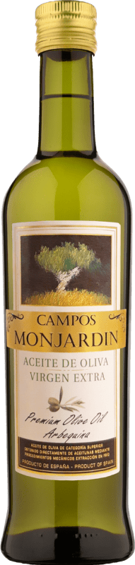 13,95 € Kostenloser Versand | Olivenöl Castillo de Monjardín Campos Monjardin E-NOL Extra Nativ Navarra Spanien Arbequina Medium-Flasche 50 cl