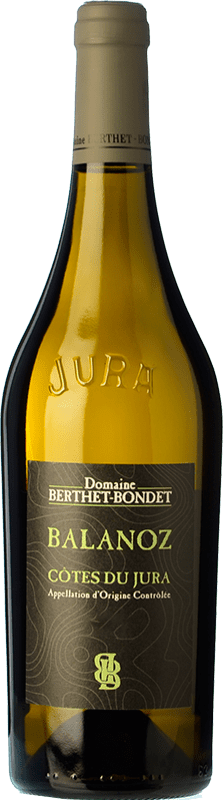 21,95 € Spedizione Gratuita | Vino bianco Berthet-Bondet Balanoz A.O.C. Côtes du Jura Francia Chardonnay Bottiglia 75 cl