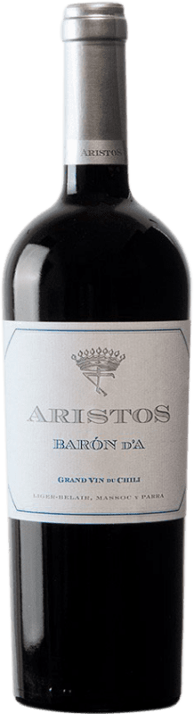 53,95 € Free Shipping | Red wine Aristos Baron I.G. Valle del Cachapoal Chile Merlot, Syrah, Cabernet Sauvignon Bottle 75 cl