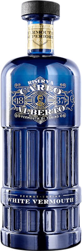 42,95 € Envío gratis | Vermut Riserva Carlo Alberto Bianco Italia Botella 70 cl