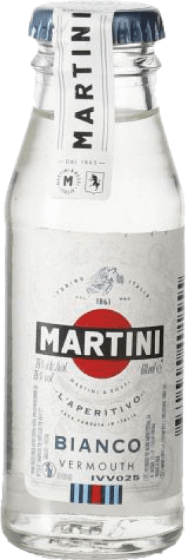 2,95 € 免费送货 | 苦艾酒 Martini Bianco 意大利 微型瓶 5 cl