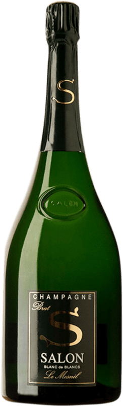 2 275,95 € Envio grátis | Espumante branco Salon Blanc de Blancs A.O.C. Champagne Champagne França Chardonnay Garrafa Magnum 1,5 L
