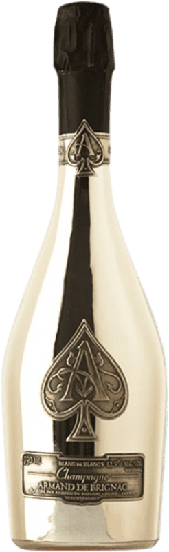 837,95 € Бесплатная доставка | Белое игристое вино Armand de Brignac Blanc de Blancs A.O.C. Champagne шампанское Франция Chardonnay — Шардоне 75 cl