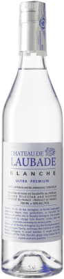 29,95 € Kostenloser Versand | Armagnac Château de Laubade Blanche Ultra Premium I.G.P. Bas Armagnac Frankreich Flasche 70 cl