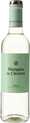 5,95 € Envio grátis | Vinho branco Marqués de Cáceres Blanc D.O.Ca. Rioja Espanha Viura Meia Garrafa 37 cl