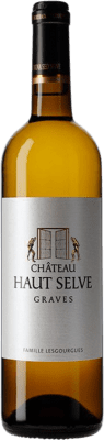 24,95 € Envio grátis | Vinho branco Château Haut Selve Blanc A.O.C. Graves Bordeaux França Sémillon, Sauvignon Cinza Garrafa 75 cl