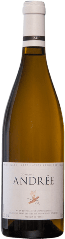 34,95 € Бесплатная доставка | Белое вино Domaine Andrée Blanc A.O.C. Anjou Луара Франция Chenin White бутылка 75 cl