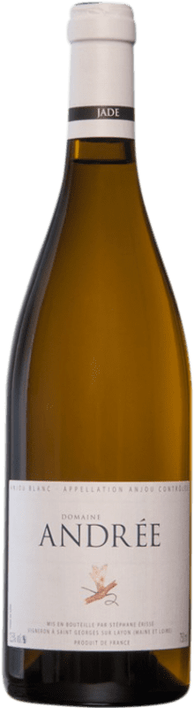 34,95 € Free Shipping | White wine Domaine Andrée Blanc A.O.C. Anjou Loire France Chenin White Organic Bottle 75 cl