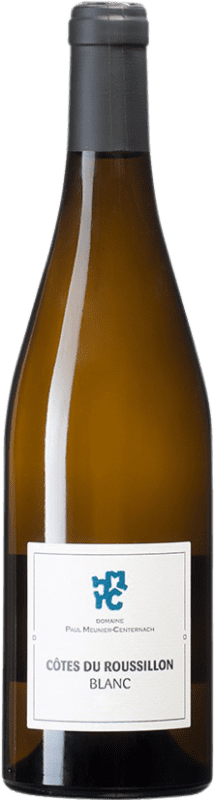 21,95 € Бесплатная доставка | Белое вино Meunier-Centernach Blanc A.O.C. Côtes du Roussillon Лангедок-Руссильон Франция Grenache Grey, Macabeo бутылка 75 cl