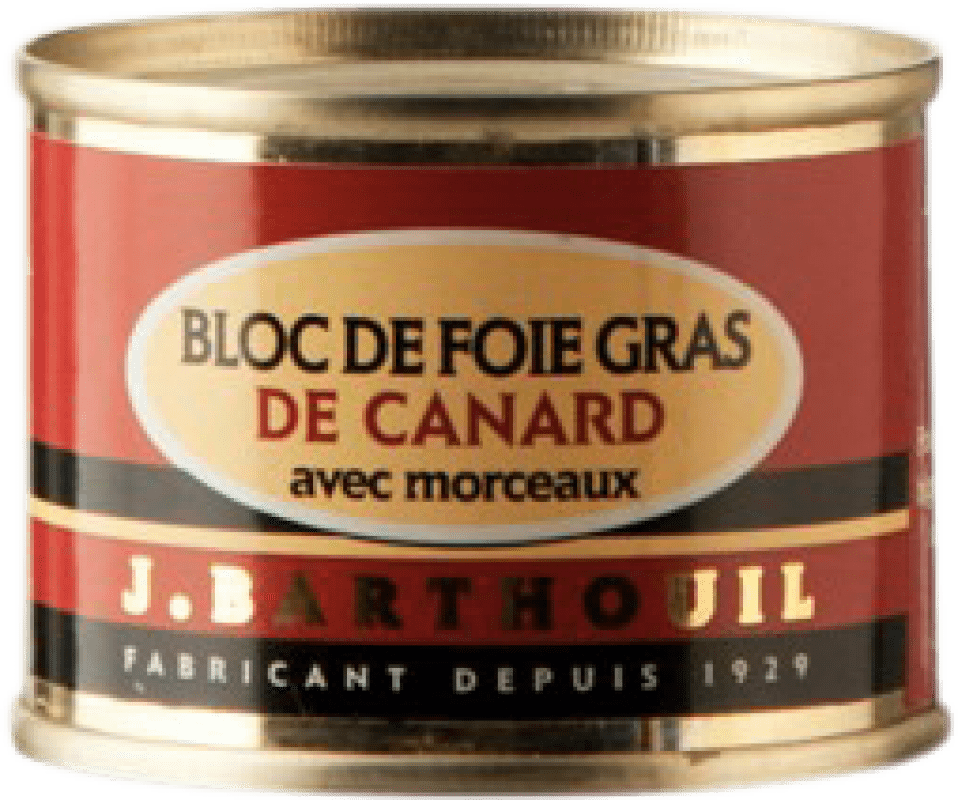 9,95 € Envio grátis | Foies Gras e Patés J. Barthouil Bloc de Foie Gras de Canard avec Morceaux França